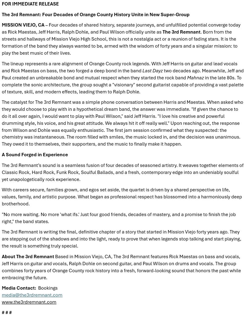 press release1